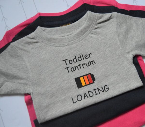 Toddler Tantrum Loading Kids T-Shirt - hidden