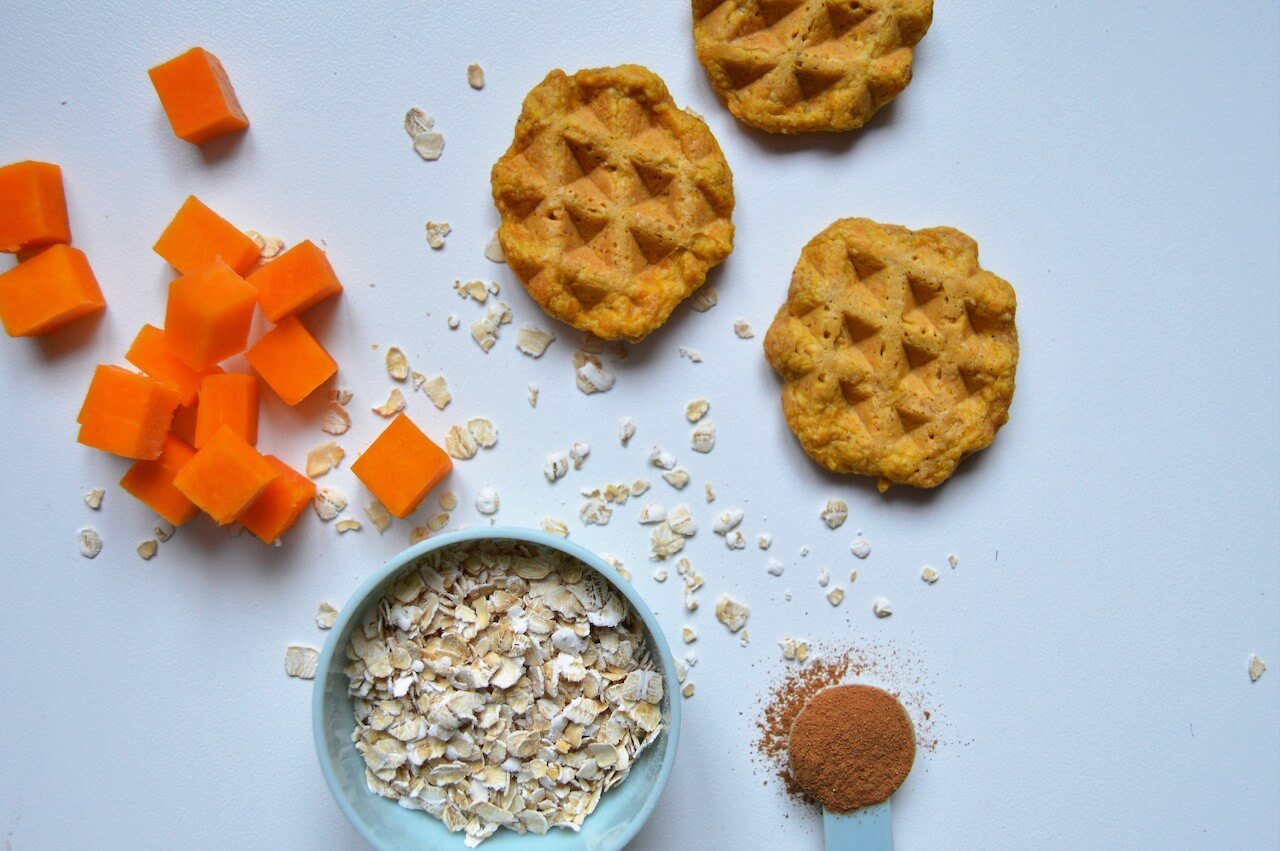 Oats & Butternut Waffles Tummies Full Of Love