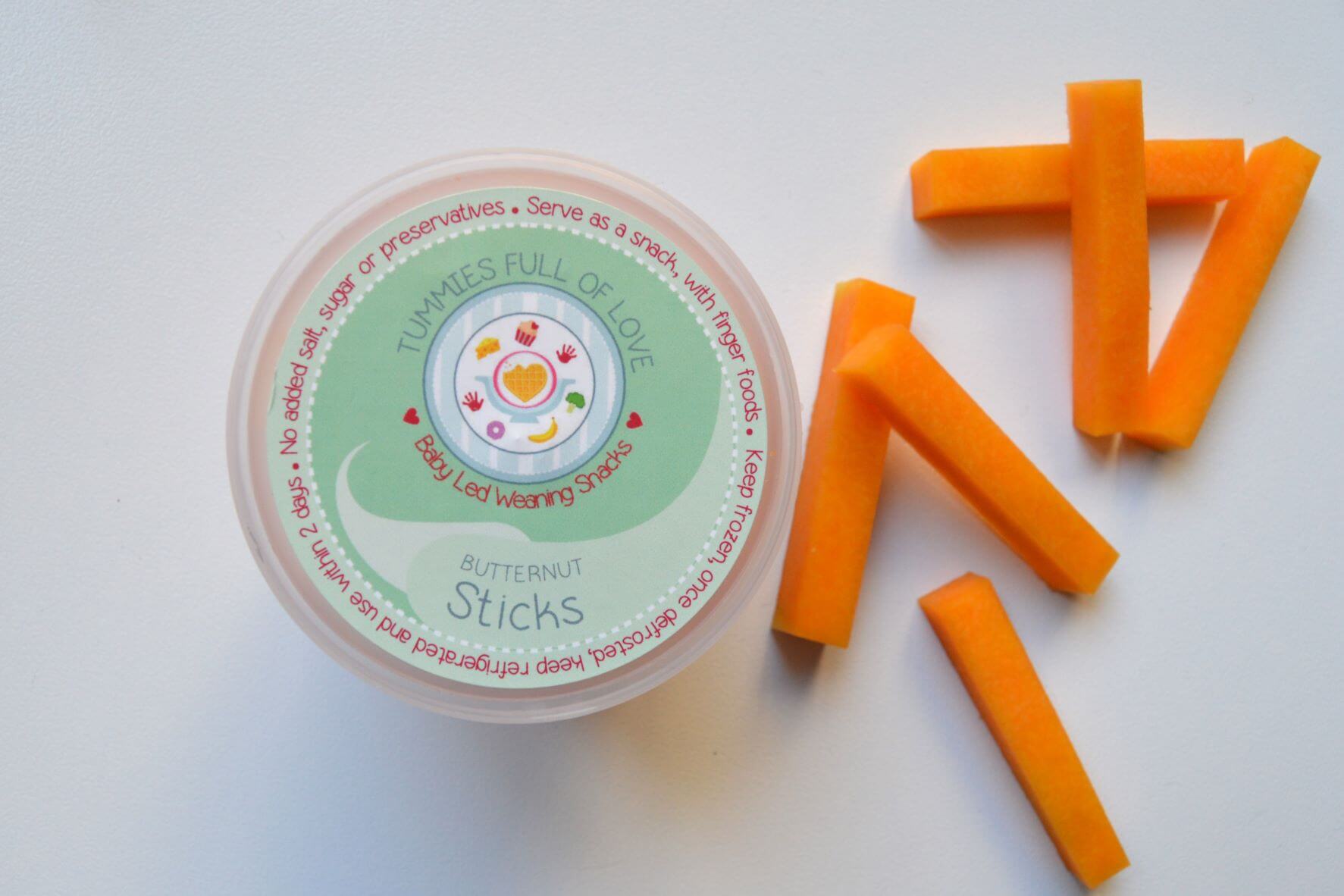 Butternut sticks - Tummies Full Of Love